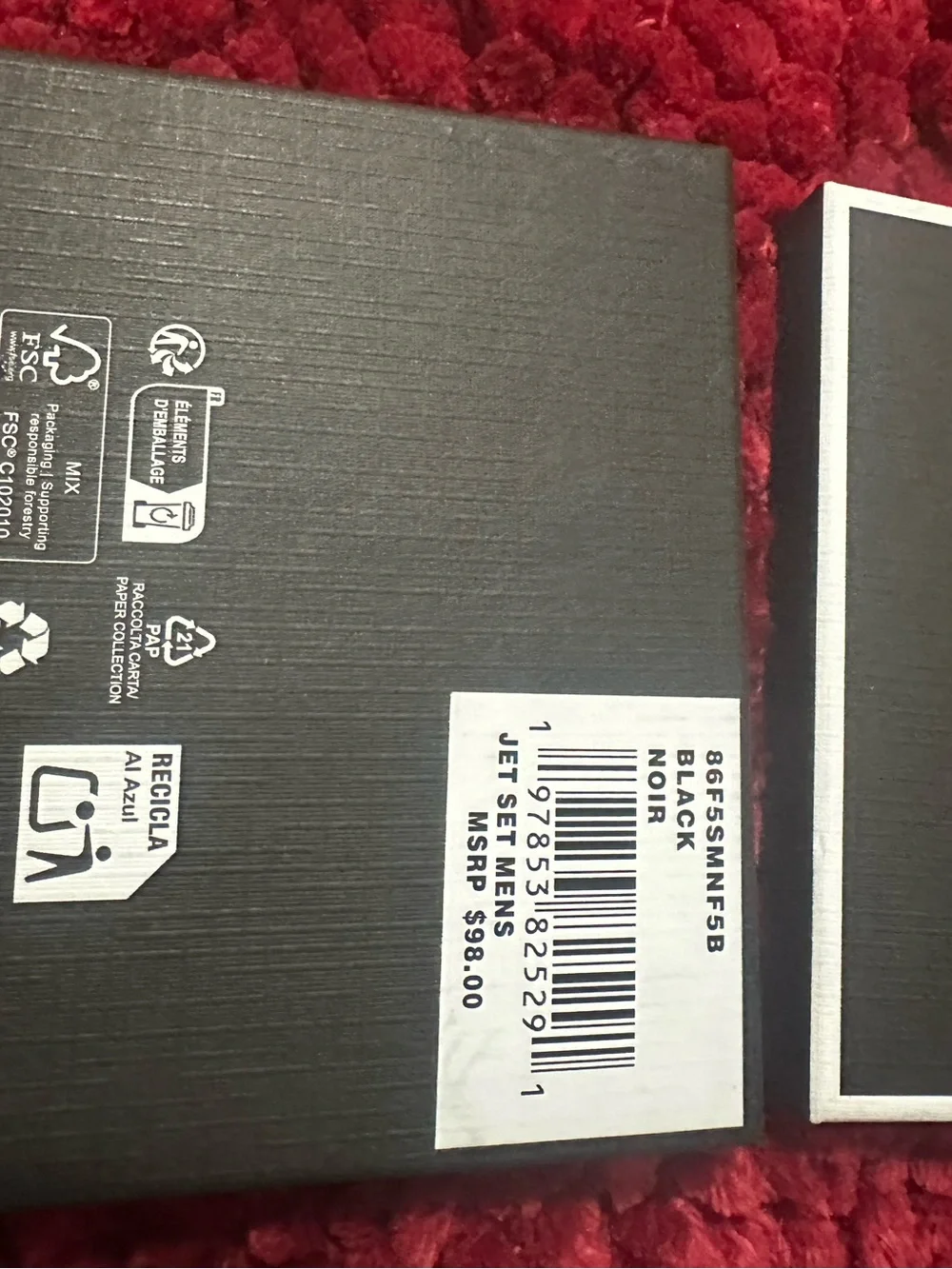 Michael Kors Black Signature Money Clip Wallet